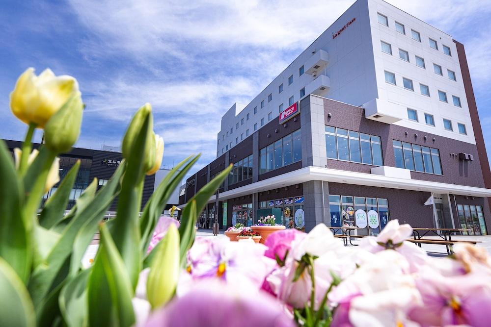 Hotel La'Gent Plaza Hakodate Hokuto Exteriör bild